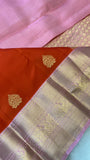 Half mix Kanjeevaram silk saree - Kanjeevaram Silk Mandir
