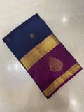 Half mix Kanjeevaram silk saree - Kanjeevaram Silk Mandir