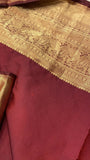 Half mix Kanjeevaram silk saree - Kanjeevaram Silk Mandir