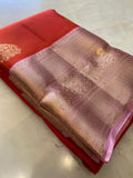 Half mix Kanjeevaram silk saree - Kanjeevaram Silk Mandir