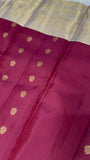 Half mix Kanjeevaram silk saree - Kanjeevaram Silk Mandir