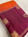 Half Mix Kanjeevaram Silk Saree - Kanjeevaram Silk Mandir