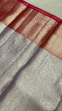 Half Mix Kanjeevaram Silk Saree - Kanjeevaram Silk Mandir