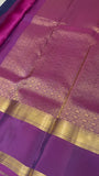 Half mix Kanjeevaram silk saree - Kanjeevaram Silk Mandir