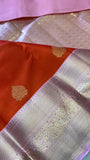 Half mix Kanjeevaram silk saree - Kanjeevaram Silk Mandir