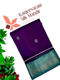 Half mix Kanjeevaram silk saree - Kanjeevaram Silk Mandir