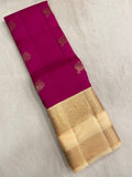 Half mix Kanjeevaram silk saree - Kanjeevaram Silk Mandir