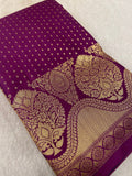 Half Mix Kanjeevaram Silk Saree - Kanjeevaram Silk Mandir