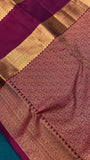 Half Mix Kanjeevaram Silk Saree - Kanjeevaram Silk Mandir