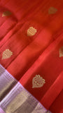 Half mix Kanjeevaram silk saree - Kanjeevaram Silk Mandir
