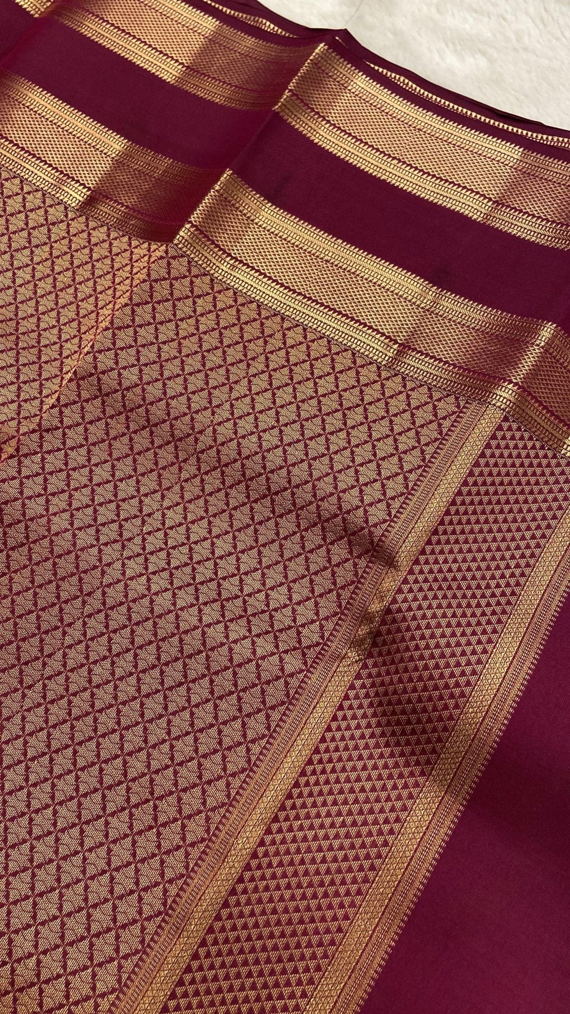 Half Mix Kanjeevaram Silk Saree - Kanjeevaram Silk Mandir