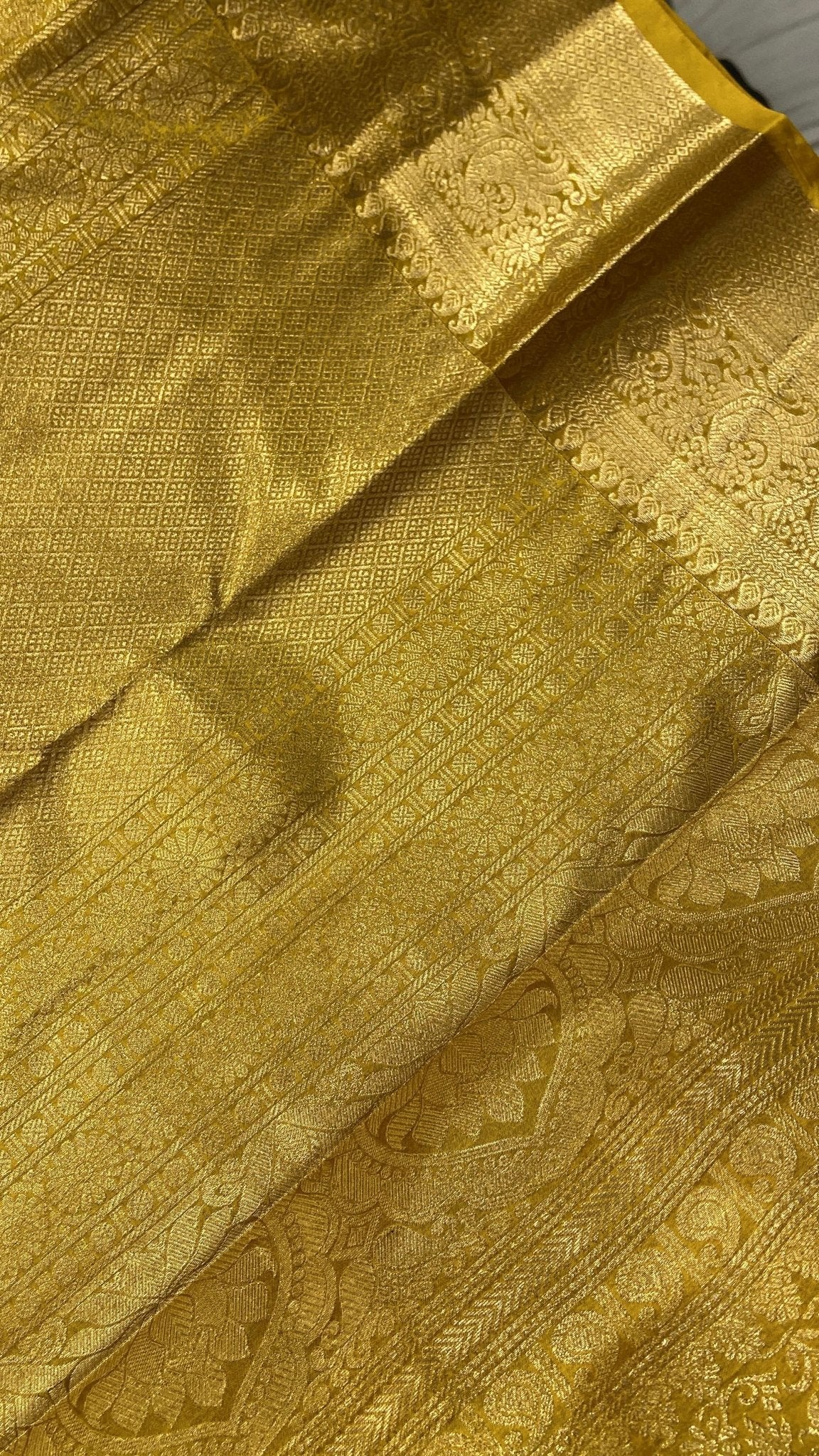 Half Mix Kanjeevaram Silk Saree - Kanjeevaram Silk Mandir