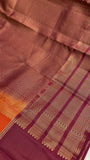 Half Mix Kanjeevaram Silk Saree - Kanjeevaram Silk Mandir