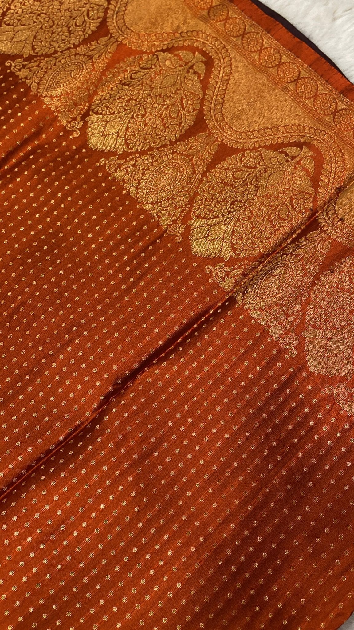 Half mix Kanjeevaram silk saree - Kanjeevaram Silk Mandir
