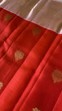 Half mix Kanjeevaram silk saree - Kanjeevaram Silk Mandir