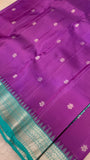Half mix Kanjeevaram silk saree - Kanjeevaram Silk Mandir