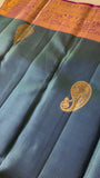 Half mix Kanjeevaram silk saree - Kanjeevaram Silk Mandir