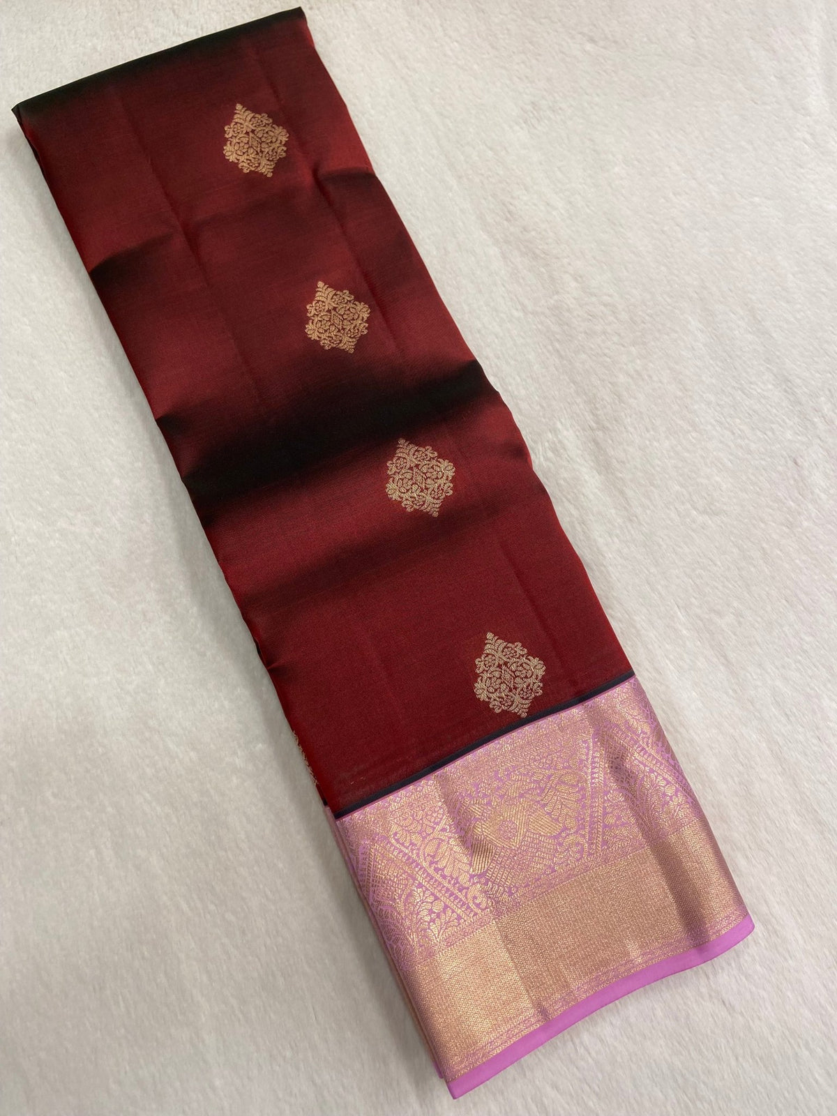 Half mix Kanjeevaram silk saree - Kanjeevaram Silk Mandir