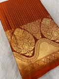 Half mix Kanjeevaram silk saree - Kanjeevaram Silk Mandir