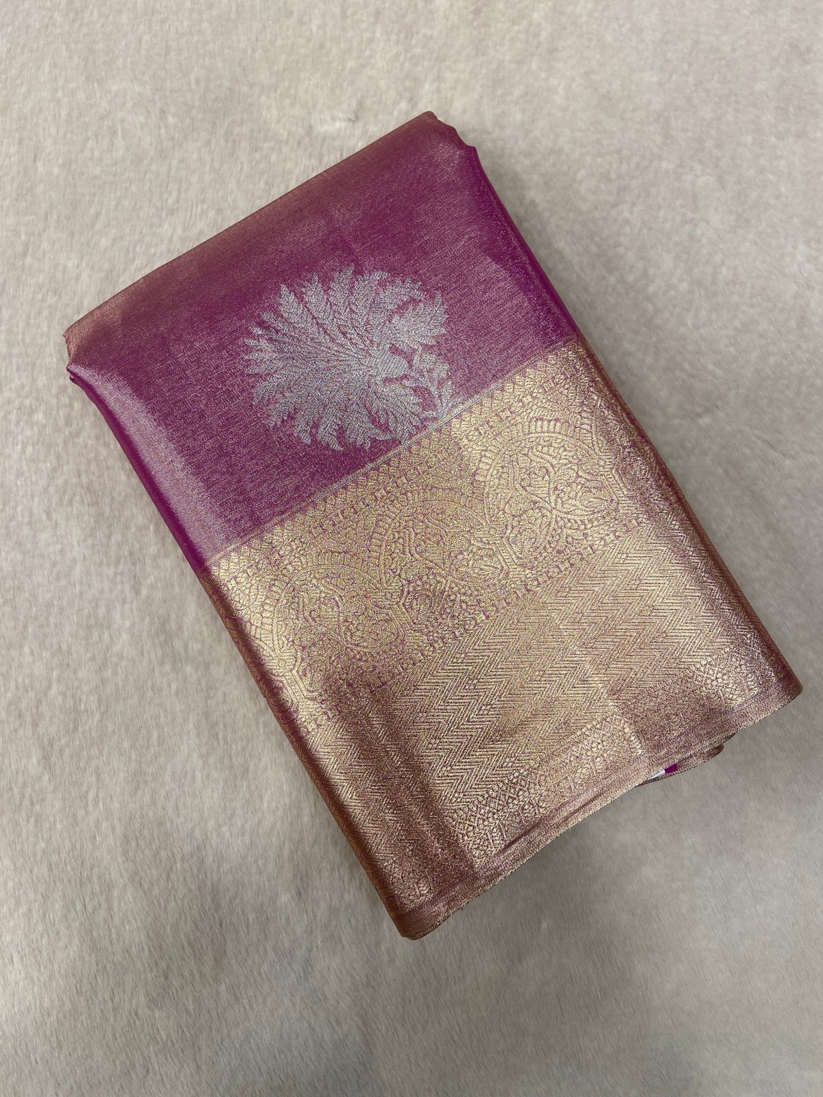 Half Mix Kanjeevaram Silk Saree - Kanjeevaram Silk Mandir