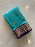 Half mix Kanjeevaram silk saree - Kanjeevaram Silk Mandir