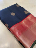Half mix Kanjeevaram silk saree - Kanjeevaram Silk Mandir