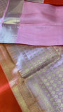 Half mix Kanjeevaram silk saree - Kanjeevaram Silk Mandir