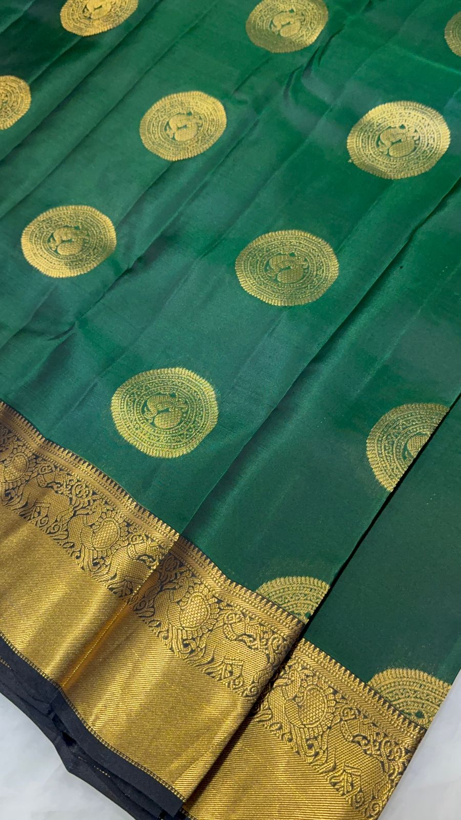 Half Mix Kanjeevaram Silk Saree - Kanjeevaram Silk Mandir