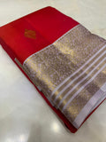 Half mix Kanjeevaram silk saree - Kanjeevaram Silk Mandir
