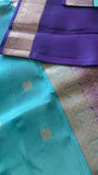 Half mix Kanjeevaram silk saree - Kanjeevaram Silk Mandir