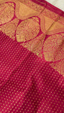 Half Mix Kanjeevaram Silk Saree - Kanjeevaram Silk Mandir