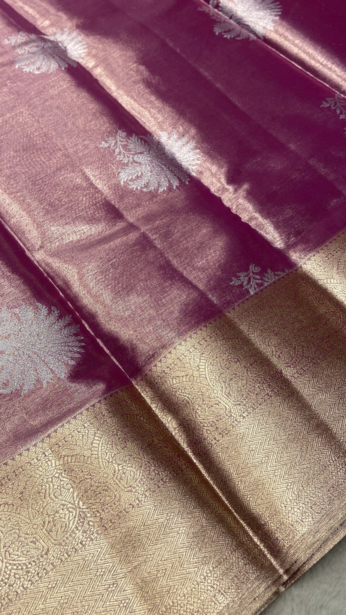 Half Mix Kanjeevaram Silk Saree - Kanjeevaram Silk Mandir