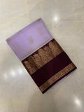 Half mix Kanjeevaram silk saree - Kanjeevaram Silk Mandir