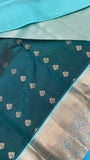 Half mix Kanjeevaram silk saree - Kanjeevaram Silk Mandir