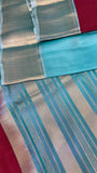 Half mix Kanjeevaram silk saree - Kanjeevaram Silk Mandir