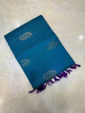 Half mix Kanjeevaram Soft silk saree - Kanjeevaram Silk Mandir