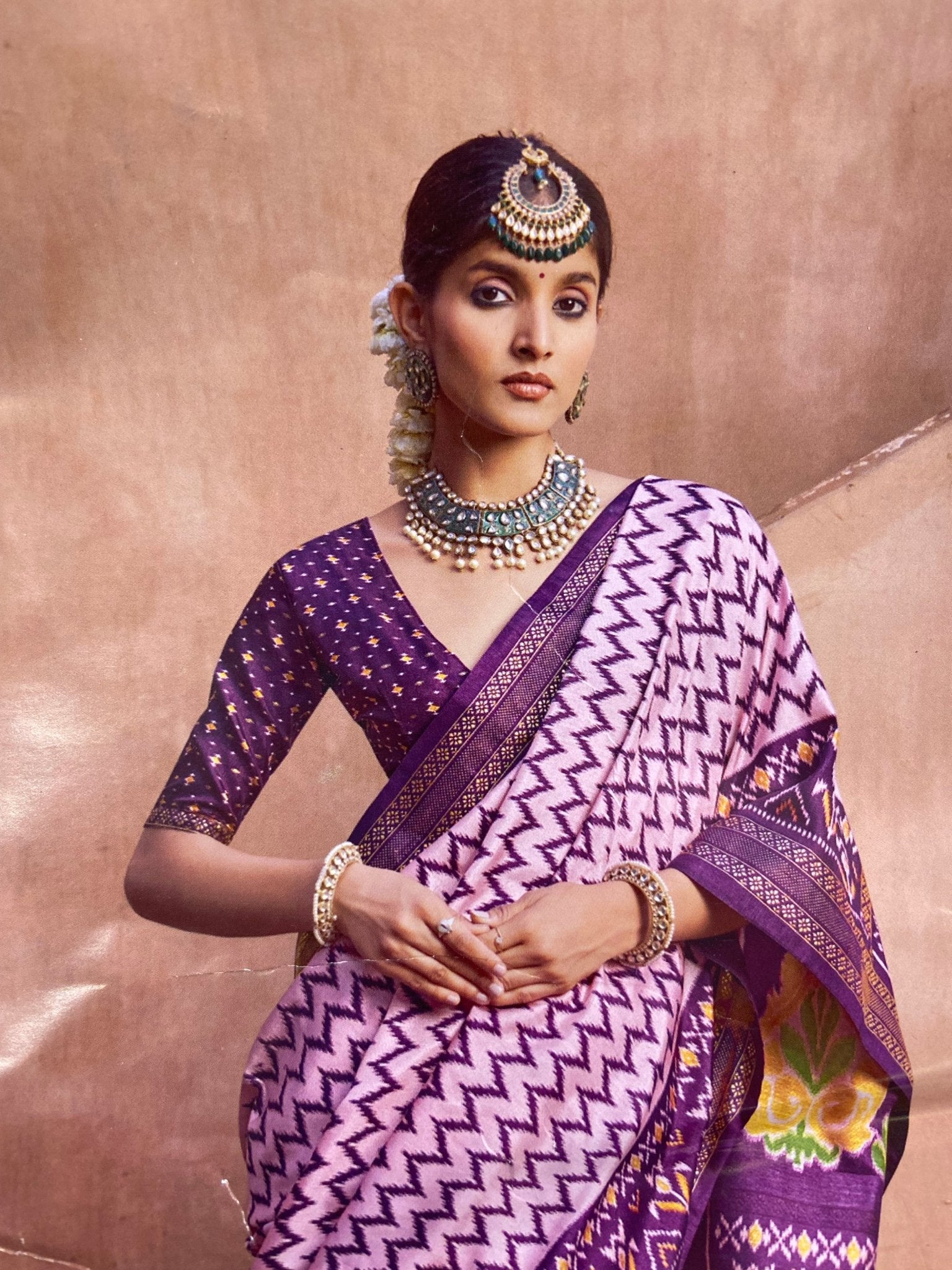 Hast Patola saree - Kanjeevaram Silk Mandir