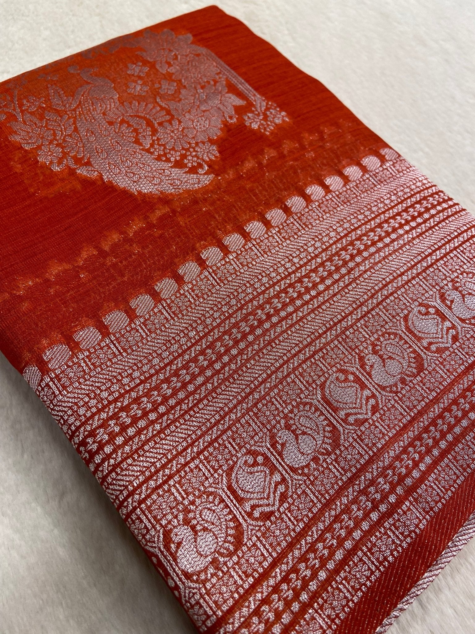 Heritage Cotton Saree - Kanjeevaram Silk Mandir