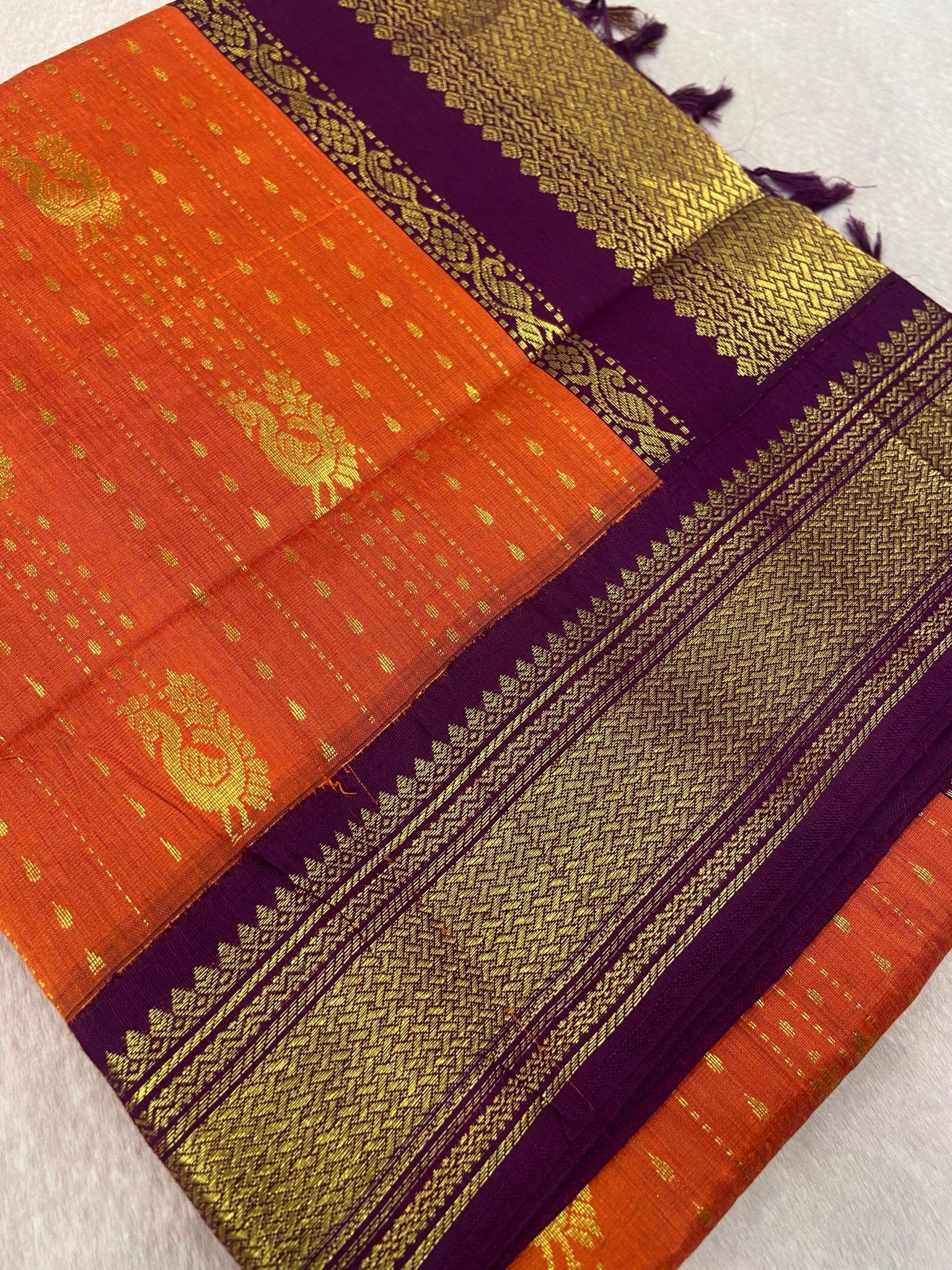 Kalyani Cotton Saree - Kanjeevaram Silk Mandir