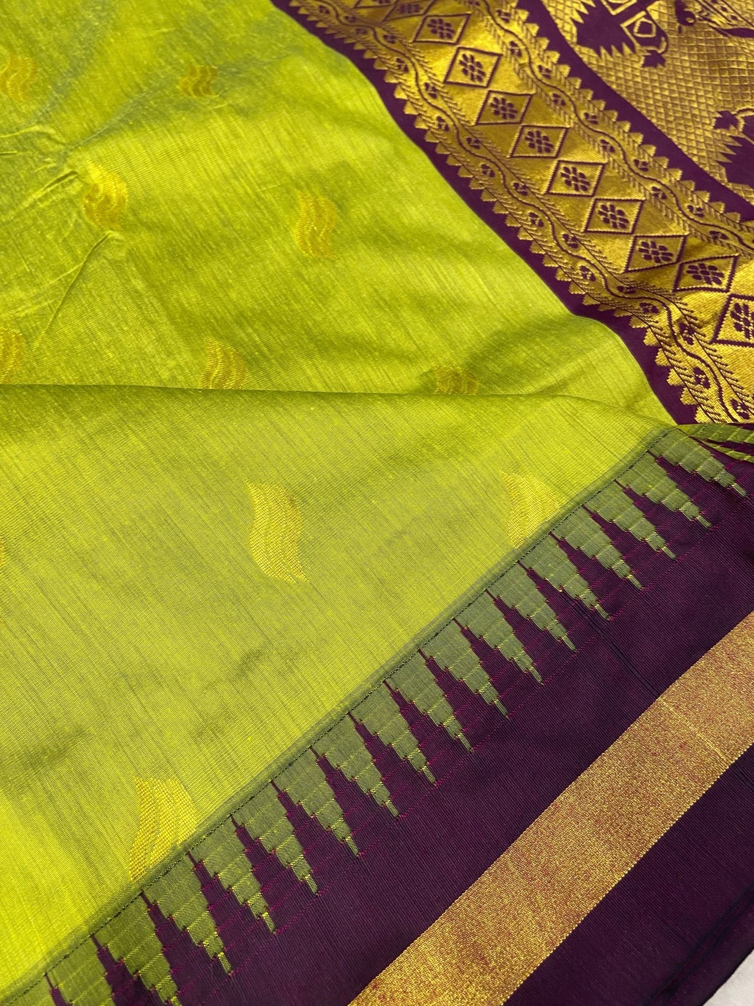 Kalyani Cotton Saree - Kanjeevaram Silk Mandir