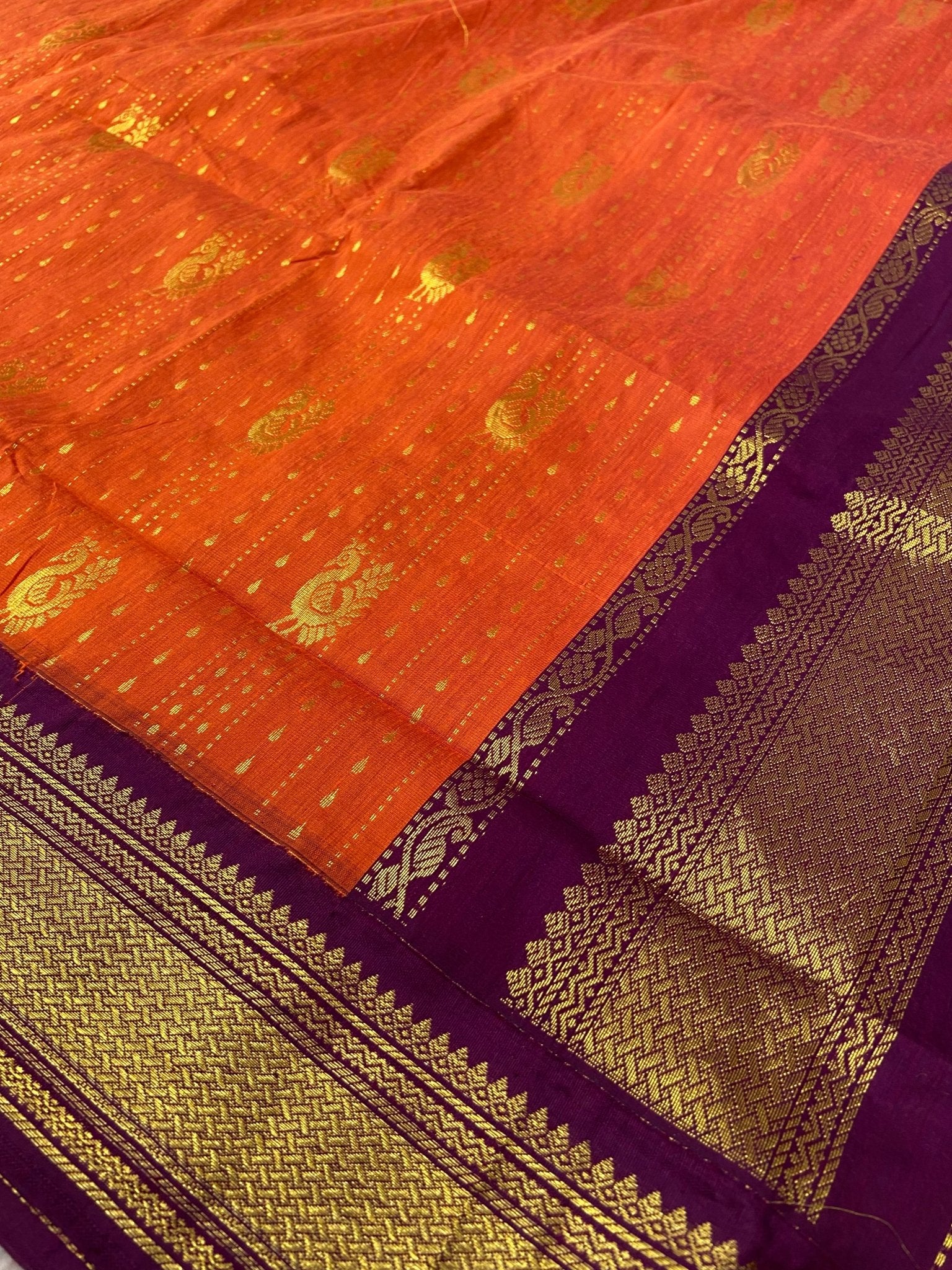 Kalyani Cotton Saree - Kanjeevaram Silk Mandir