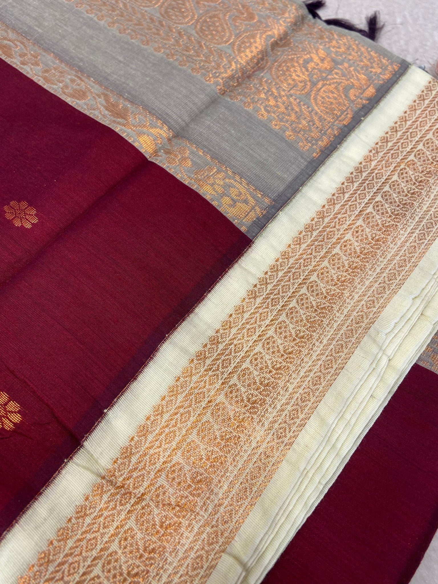 Kalyani Cotton Saree - Kanjeevaram Silk Mandir
