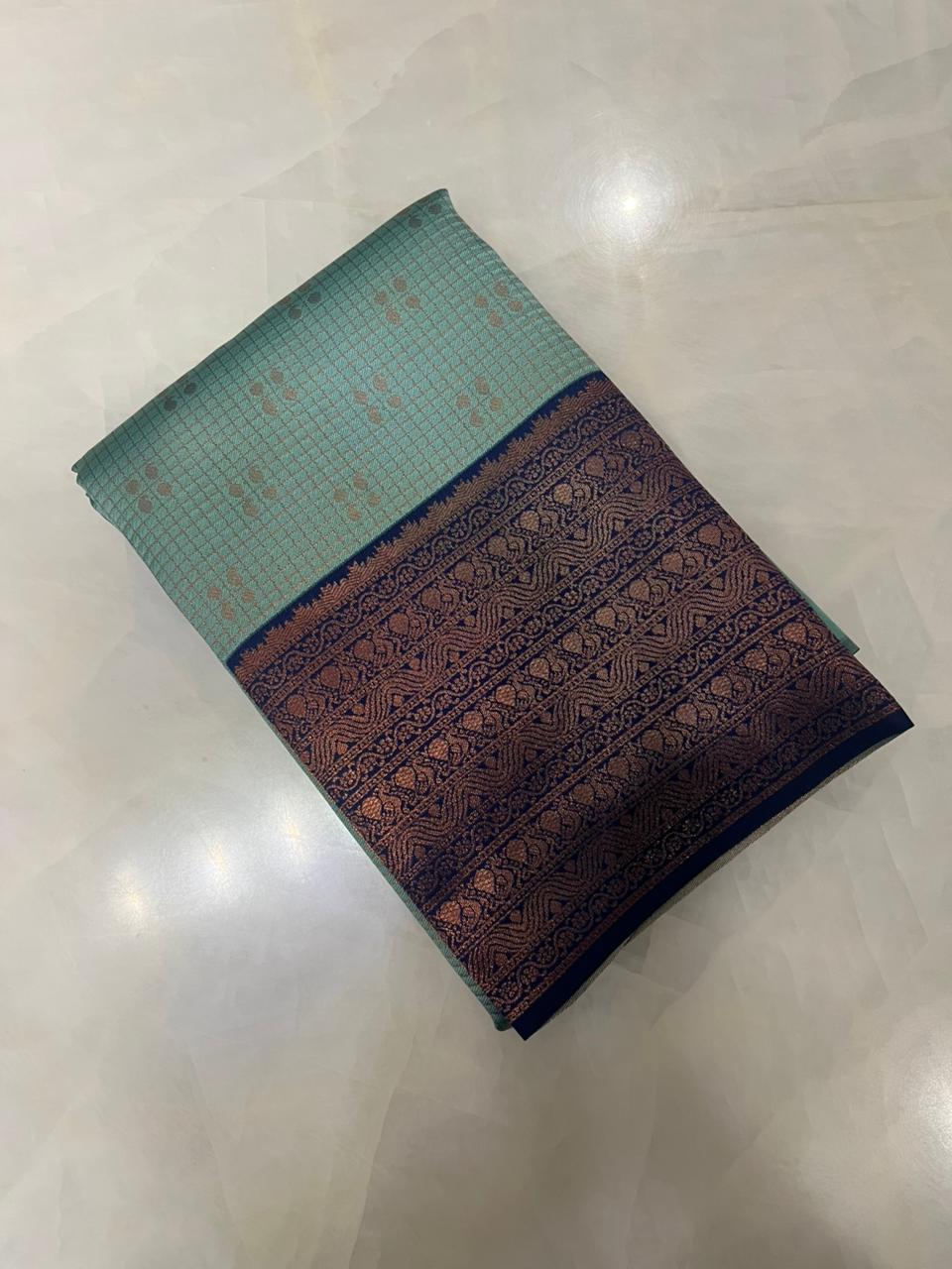 Kathan silk saree - Kanjeevaram Silk Mandir