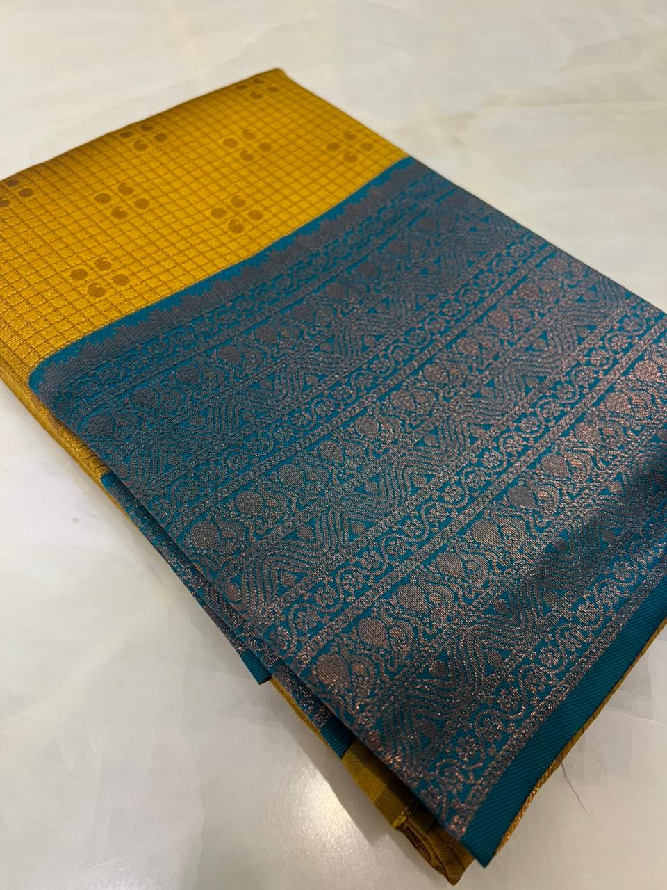 Kathan silk saree - Kanjeevaram Silk Mandir