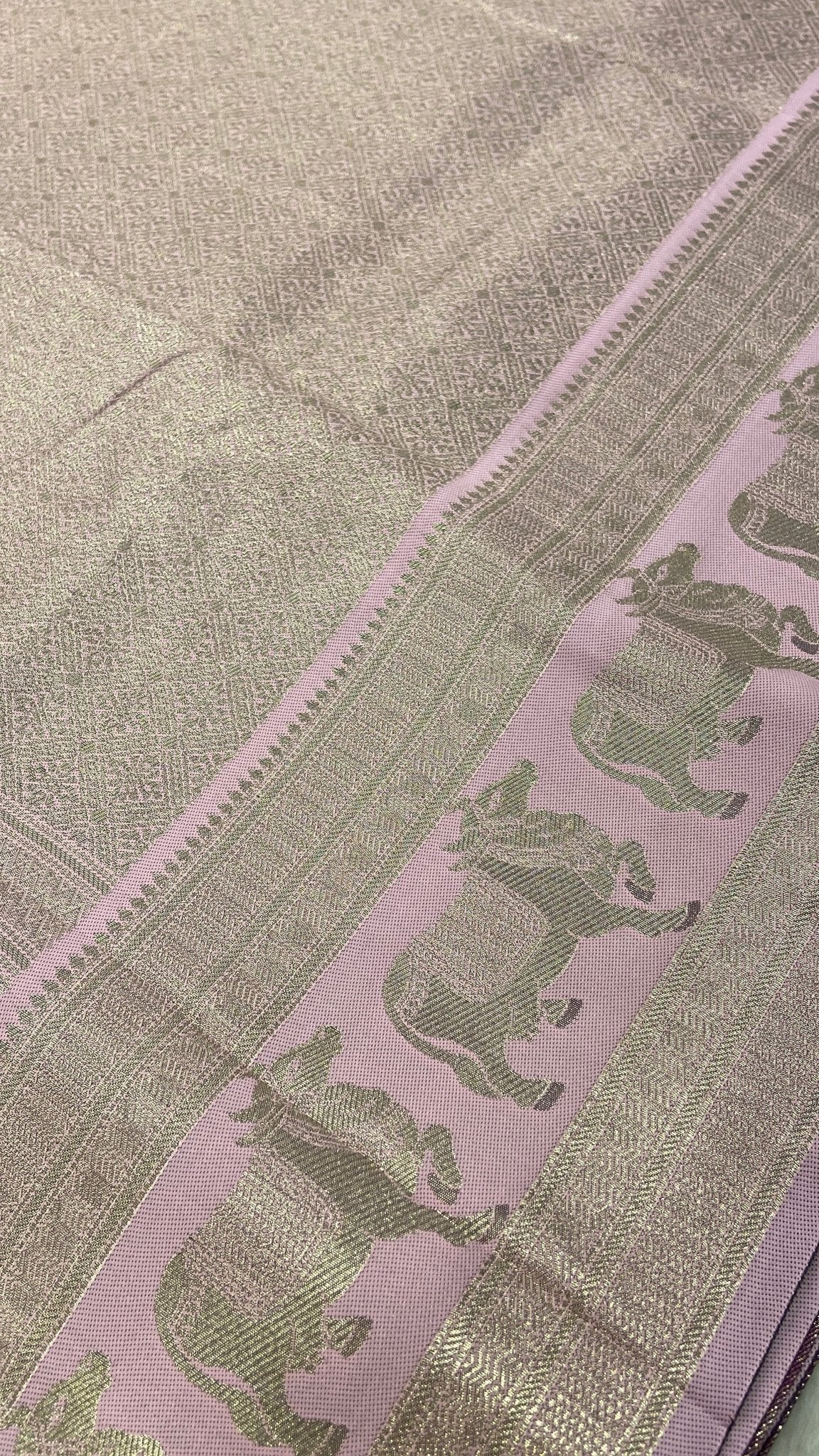 Kathan Silk Saree💜 - Kanjeevaram Silk Mandir