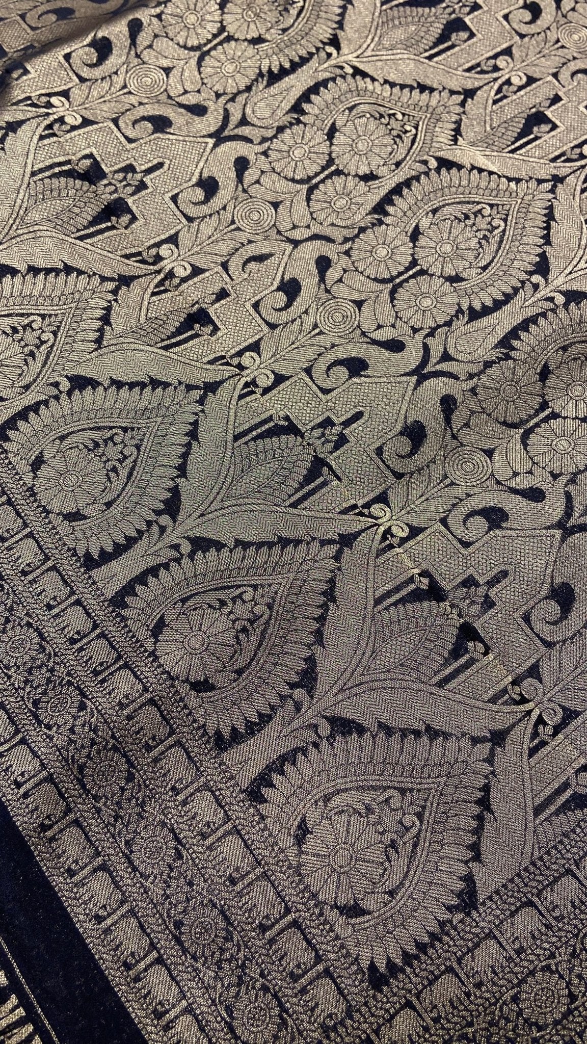 Malaai Crepe Silk Saree - Kanjeevaram Silk Mandir