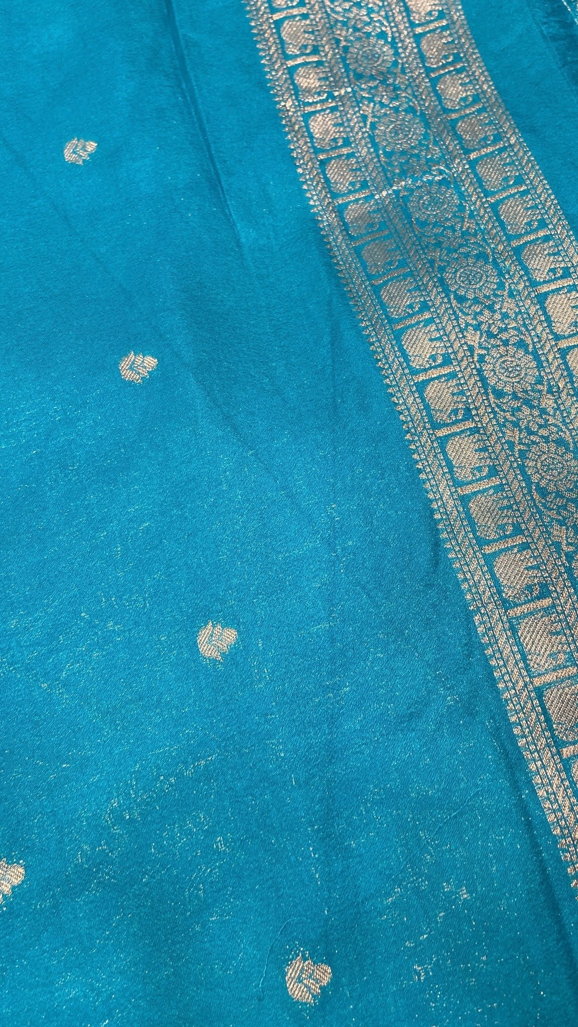 Malaai Crepe Silk Saree - Kanjeevaram Silk Mandir