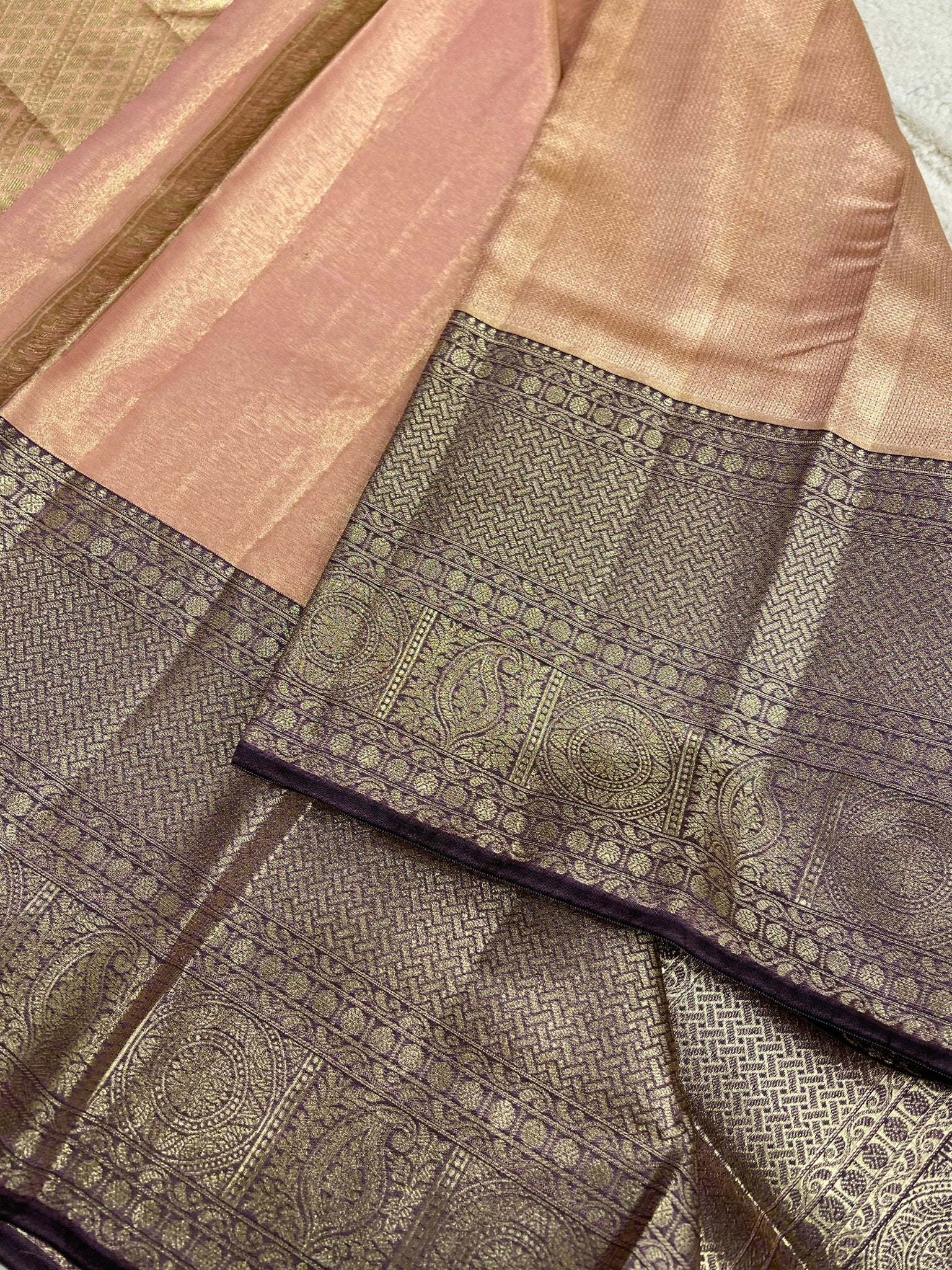 New Concept Jute Finish Premium Semi Kanchipuram Silk - Kanjeevaram Silk Mandir