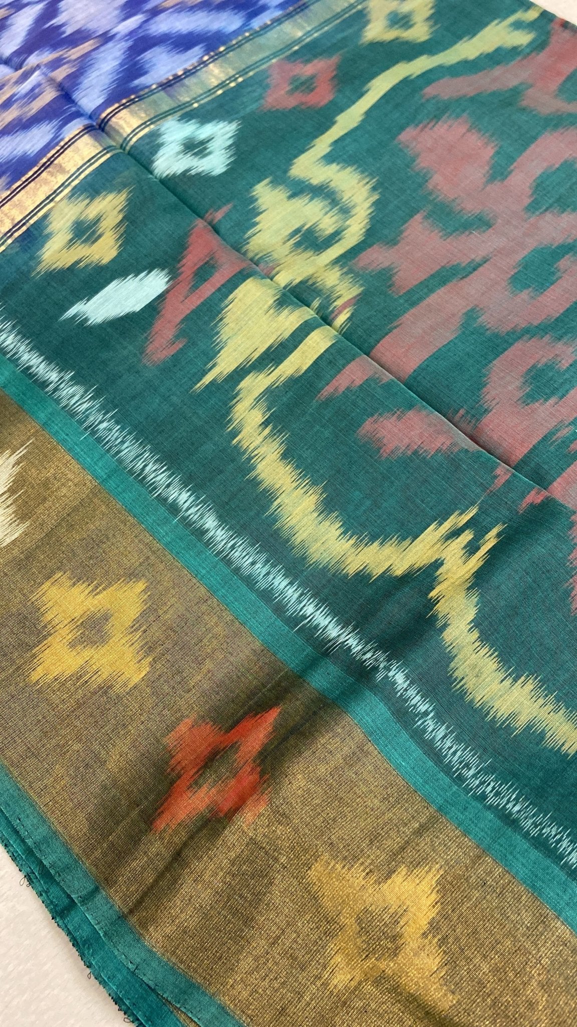 Pochampally Cotton Saree - Kanjeevaram Silk Mandir