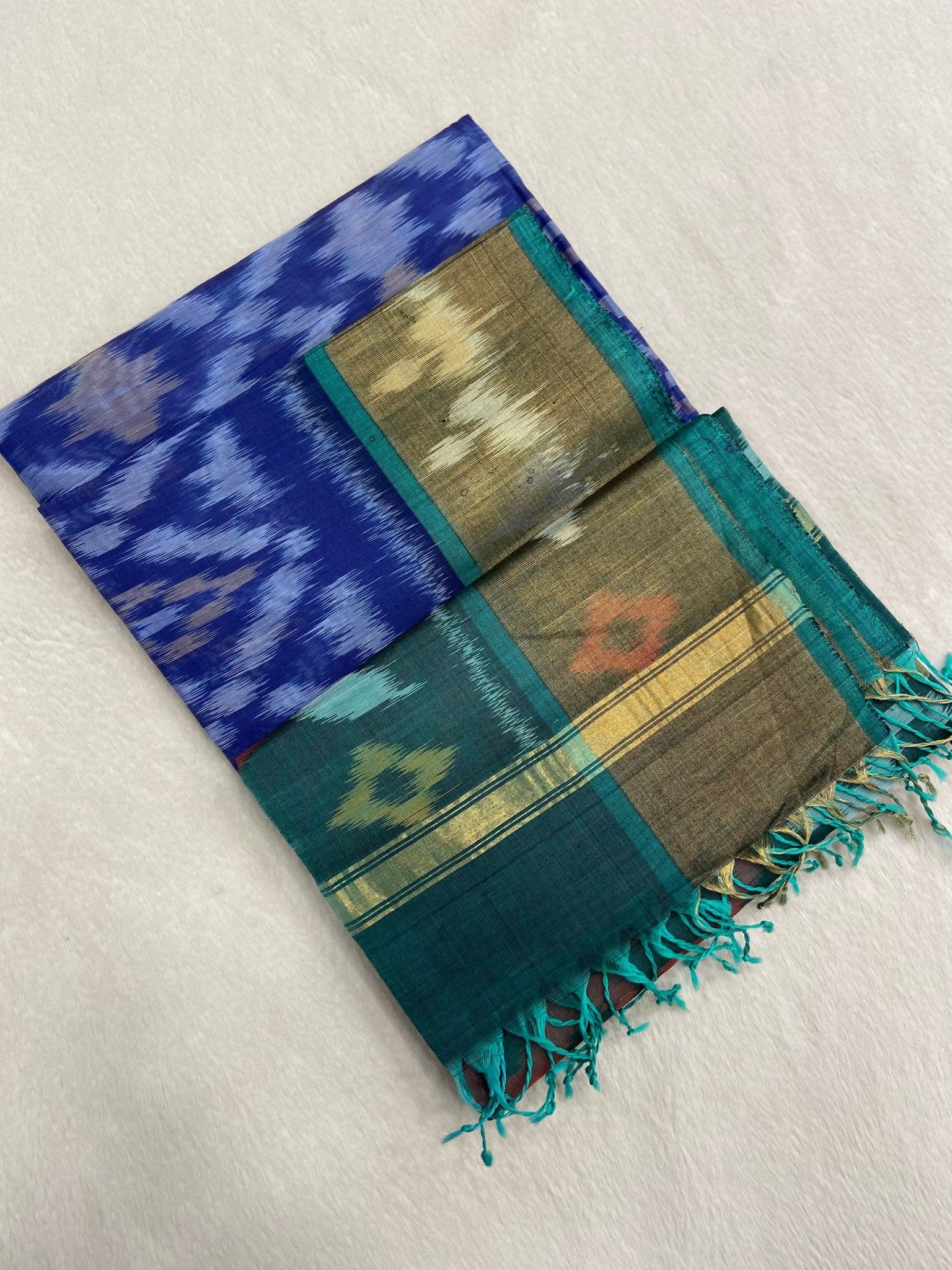 Pochampally Cotton Saree - Kanjeevaram Silk Mandir